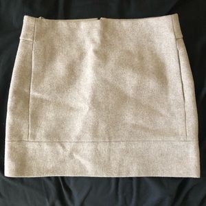 J Crew 0 Cream Skirt